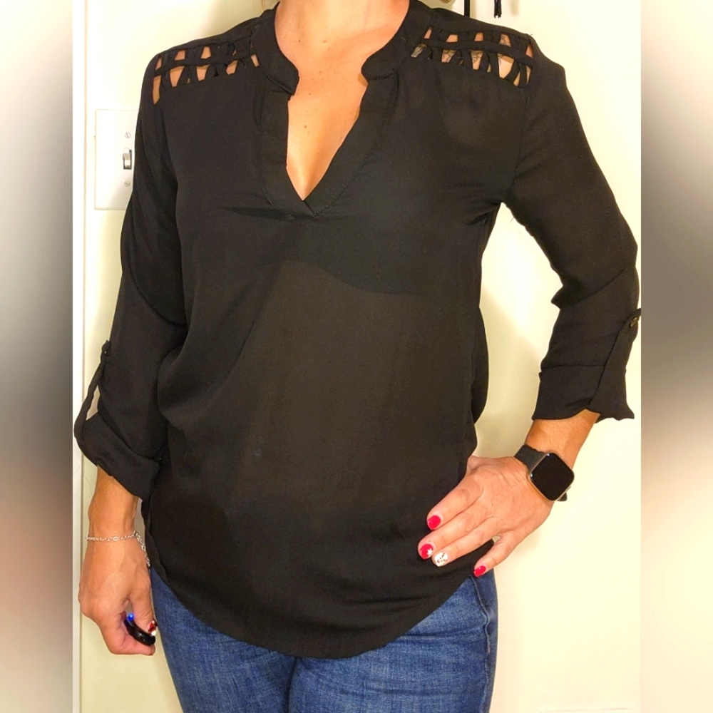 Blouse 3/4 sleeves, size S